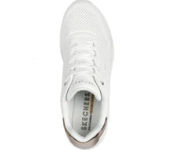 Sapatos De Cunha|Com Atacadores-SKECHERS Uno Wedge - HI Steps BRANCO