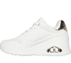 Sapatos De Cunha|Com Atacadores-SKECHERS Uno Wedge - HI Steps BRANCO