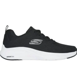 Com Atacadores|Sapatilhas-SKECHERS Vapor Foam PRETO / BRANCO