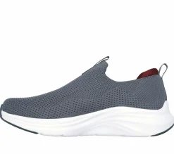 Calçado Sem Atacadores|Sapatilhas-SKECHERS Vapor Foam - Covert CARVÃO / VERMELHO