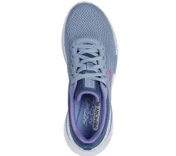 Com Atacadores|Sapatilhas-SKECHERS Vapor Plus - Stoked CINZENTO