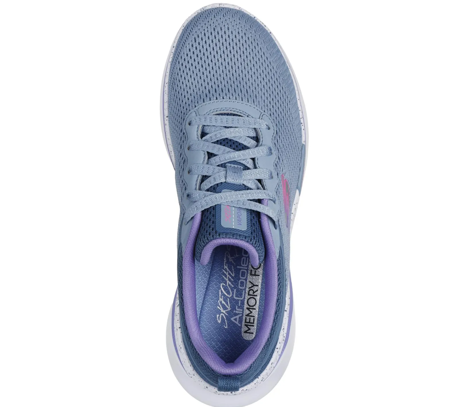 Com Atacadores|Sapatilhas-SKECHERS Vapor Plus - Stoked CINZENTO