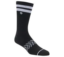Meias|Meias-SKECHERS Varsity Crew Socks - 1 Pair PRETO