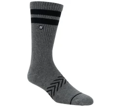 Meias|Acessórios-SKECHERS Varsity Crew Socks - 1 Pair CINZENTO