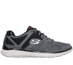 Sapatilhas-SKECHERS Verse - Flash Point CARVÃO / LARANJA