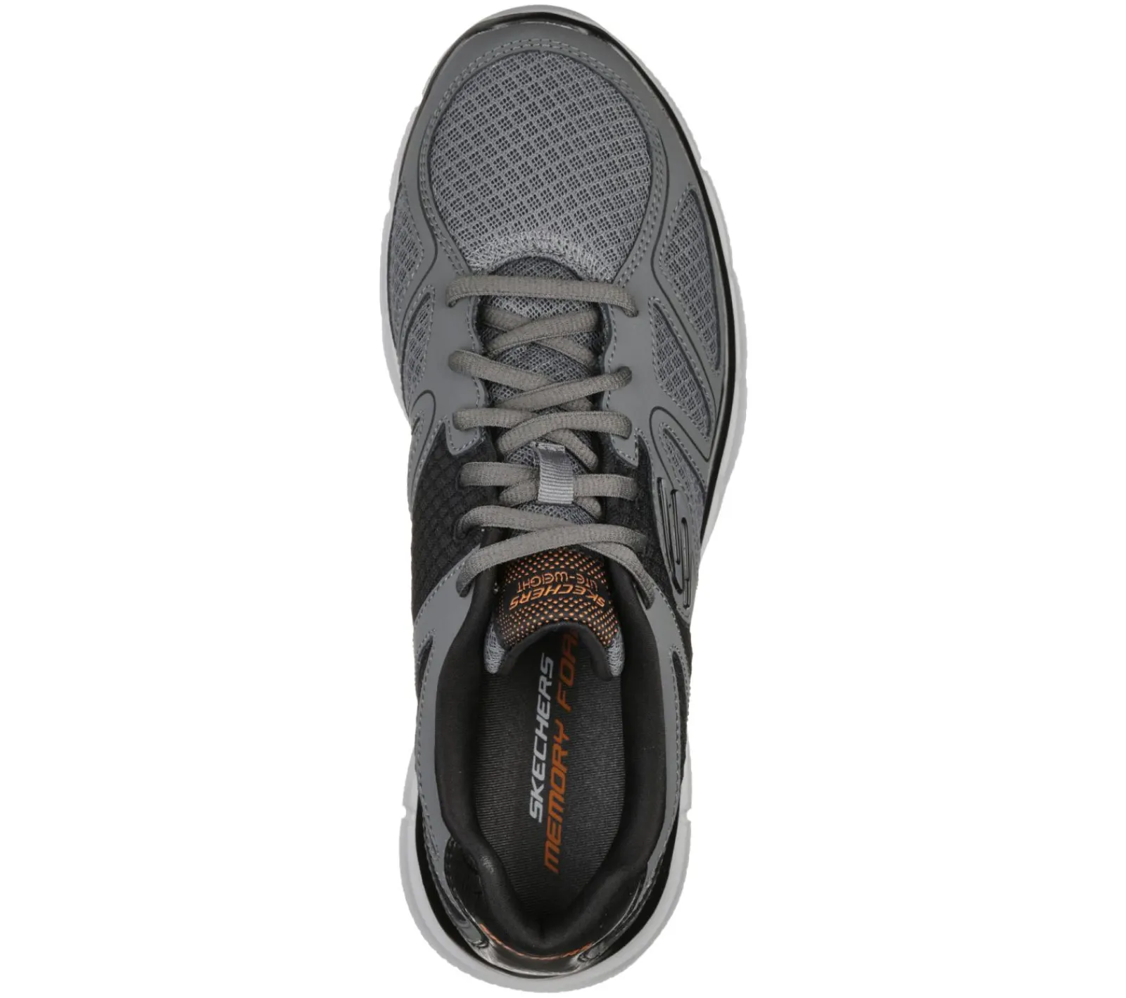 Sapatilhas-SKECHERS Verse - Flash Point CARVÃO / LARANJA