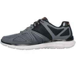 Sapatilhas-SKECHERS Verse - Flash Point CARVÃO / LARANJA