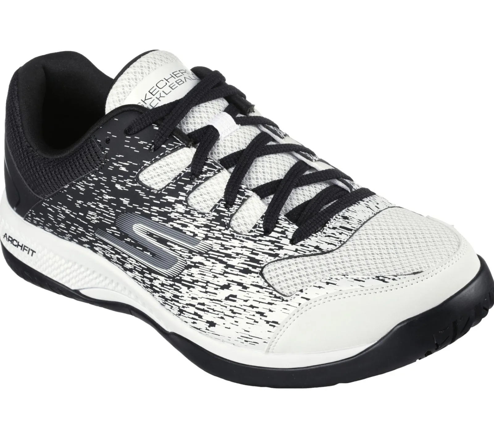 Sapatilhas-SKECHERS Viper Court - Pickleball BRANCO / PRETO