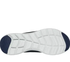 Com Atacadores|Sapatilhas-SKECHERS Waterproof: Flex Appeal 5.0 - Fresh Trek NAVY