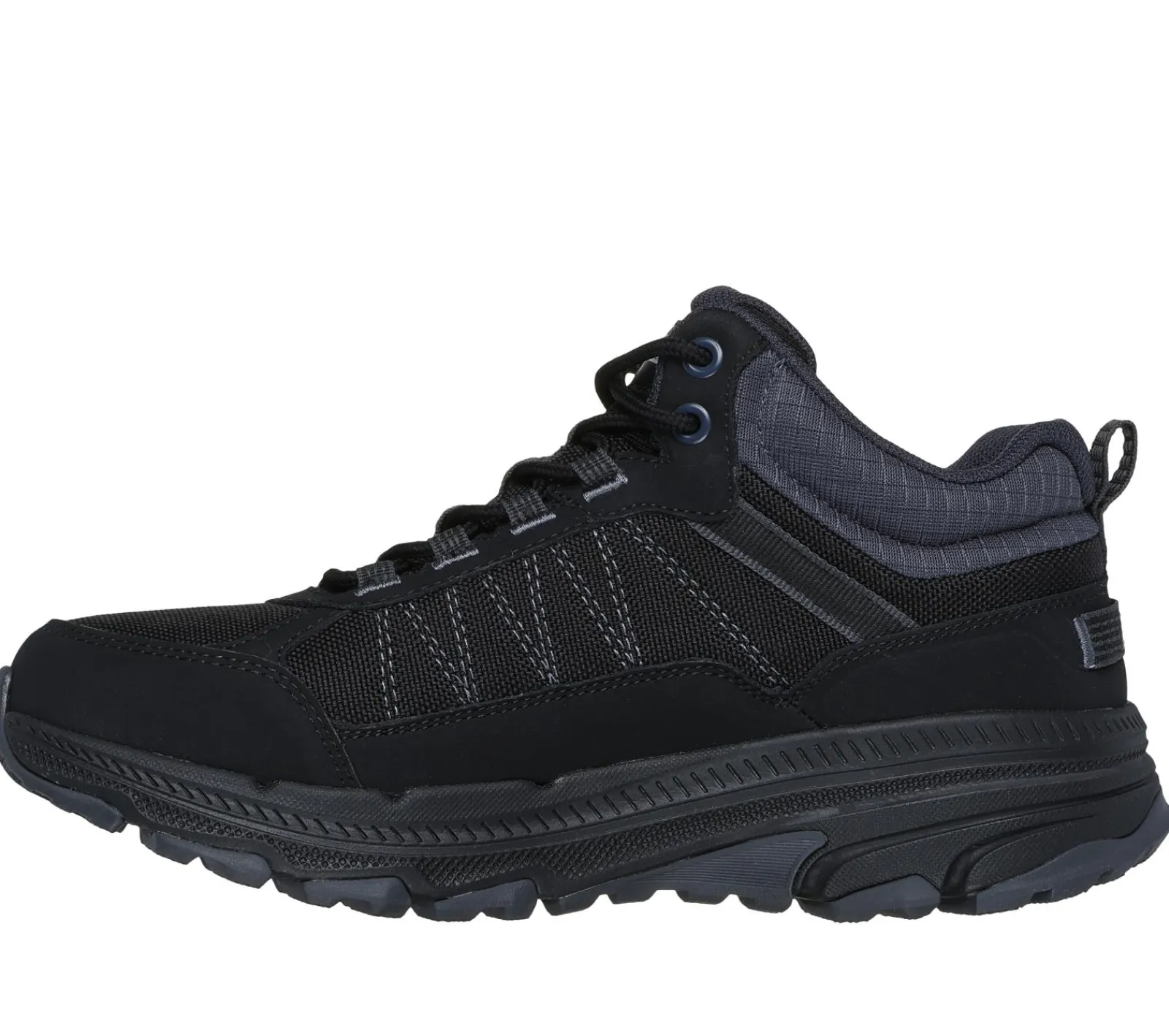 Com Atacadores|Botas-SKECHERS Waterproof: GO RUN Trail Altitude 2.0 PRETO / CARVÃO