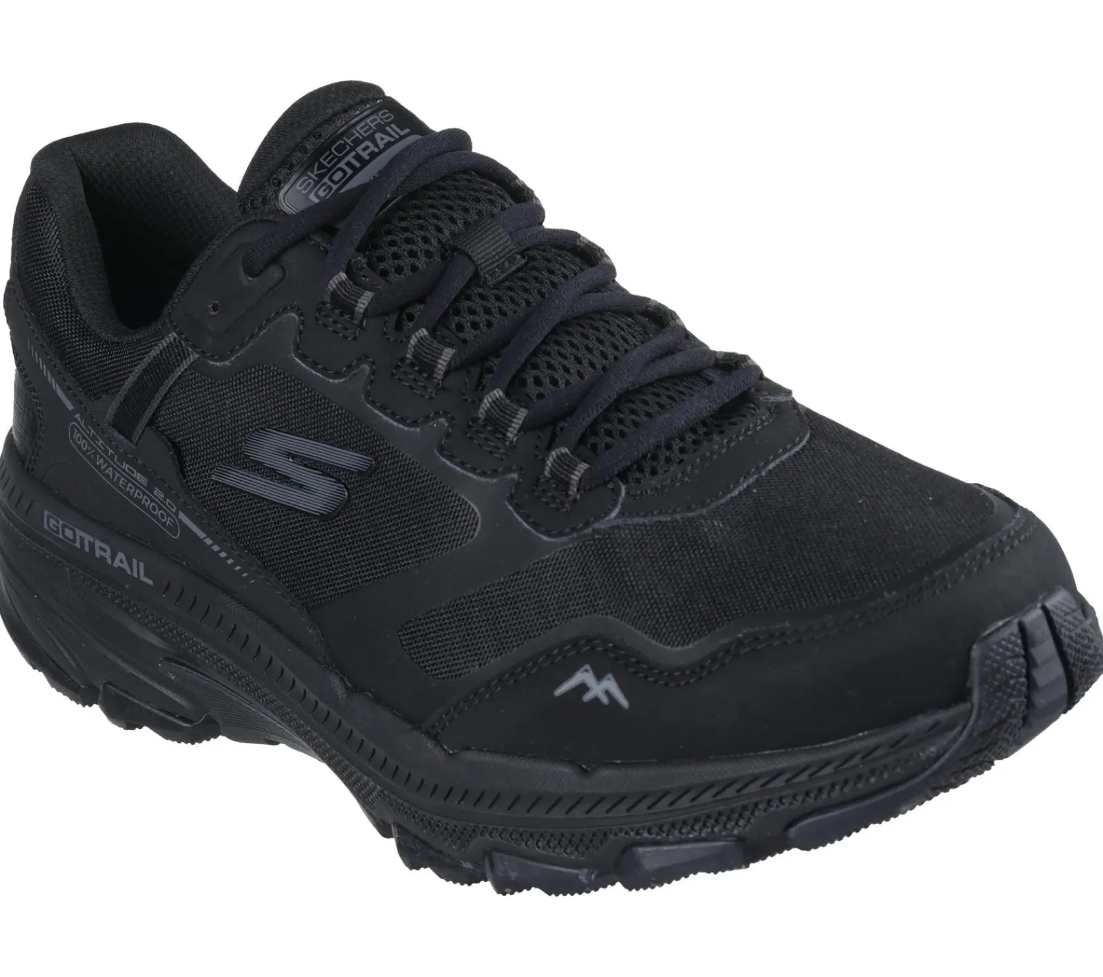 Sapatos Com Atacadores|Sapatilhas-SKECHERS Waterproof: GO RUN Trail Altitude 2.0 PRETO