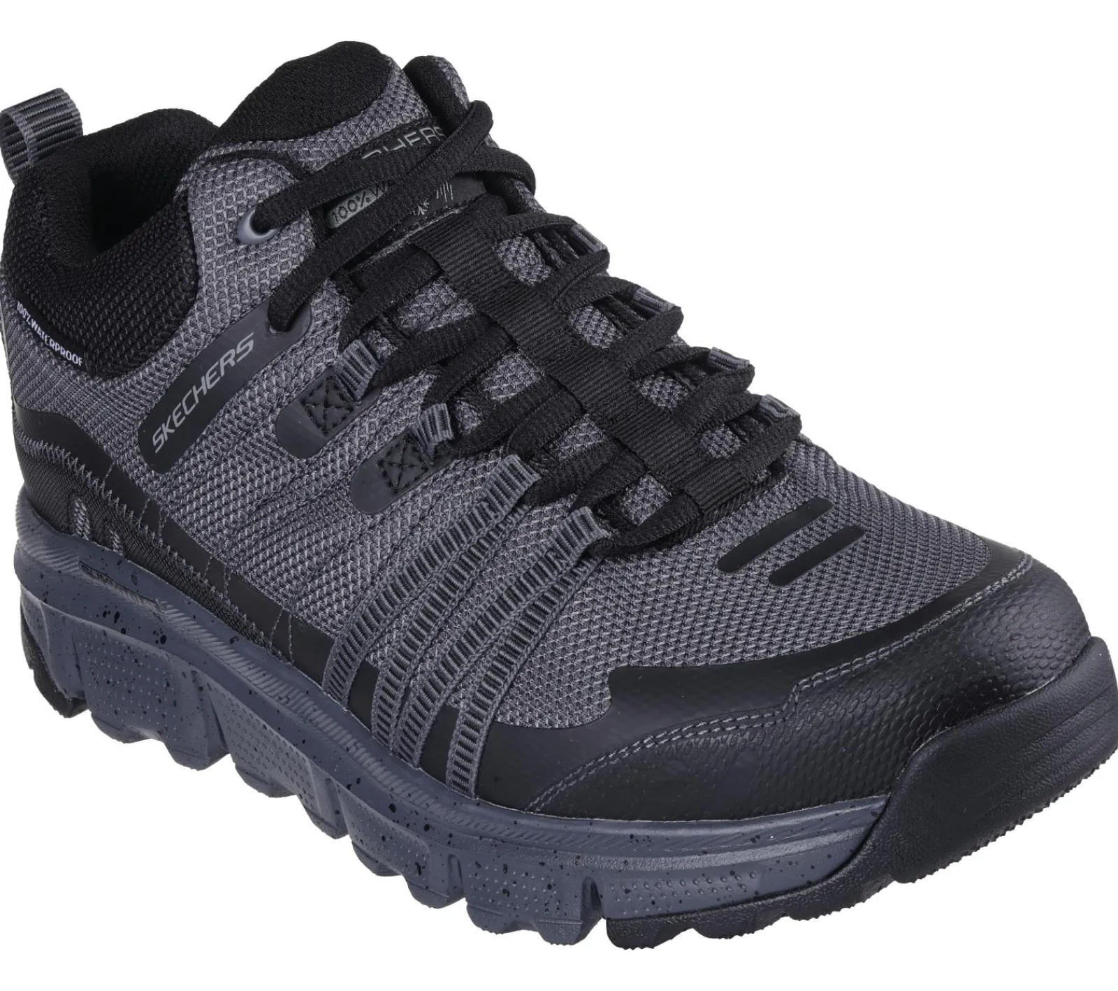 Botas|Sapatilhas-SKECHERS Waterproof: Summits AT - Canobie CARVÃO / PRETO