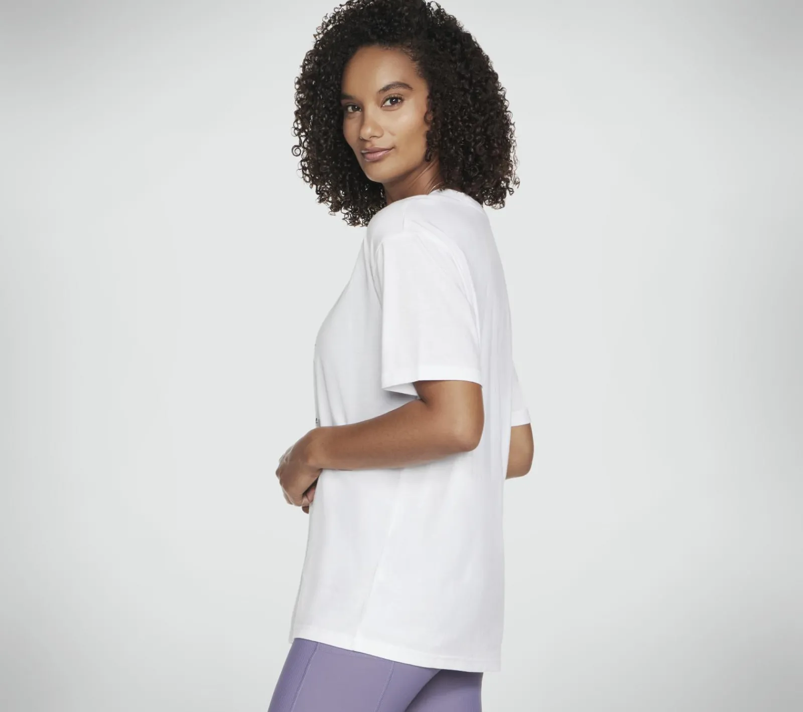 Partes De Cima|Partes De Cima-SKECHERS Winter Blooms Everybody Tee BRANCO