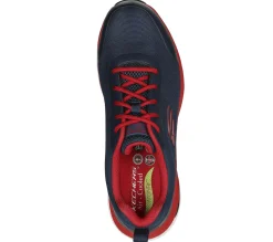 Work & Safety|Sapatos Com Atacadores-SKECHERS Work: Arch Fit SR - Ringstap NAVY / VERMELHO