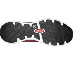 Work & Safety|Sapatos Com Atacadores-SKECHERS Work: Arch Fit SR - Ringstap NAVY / VERMELHO