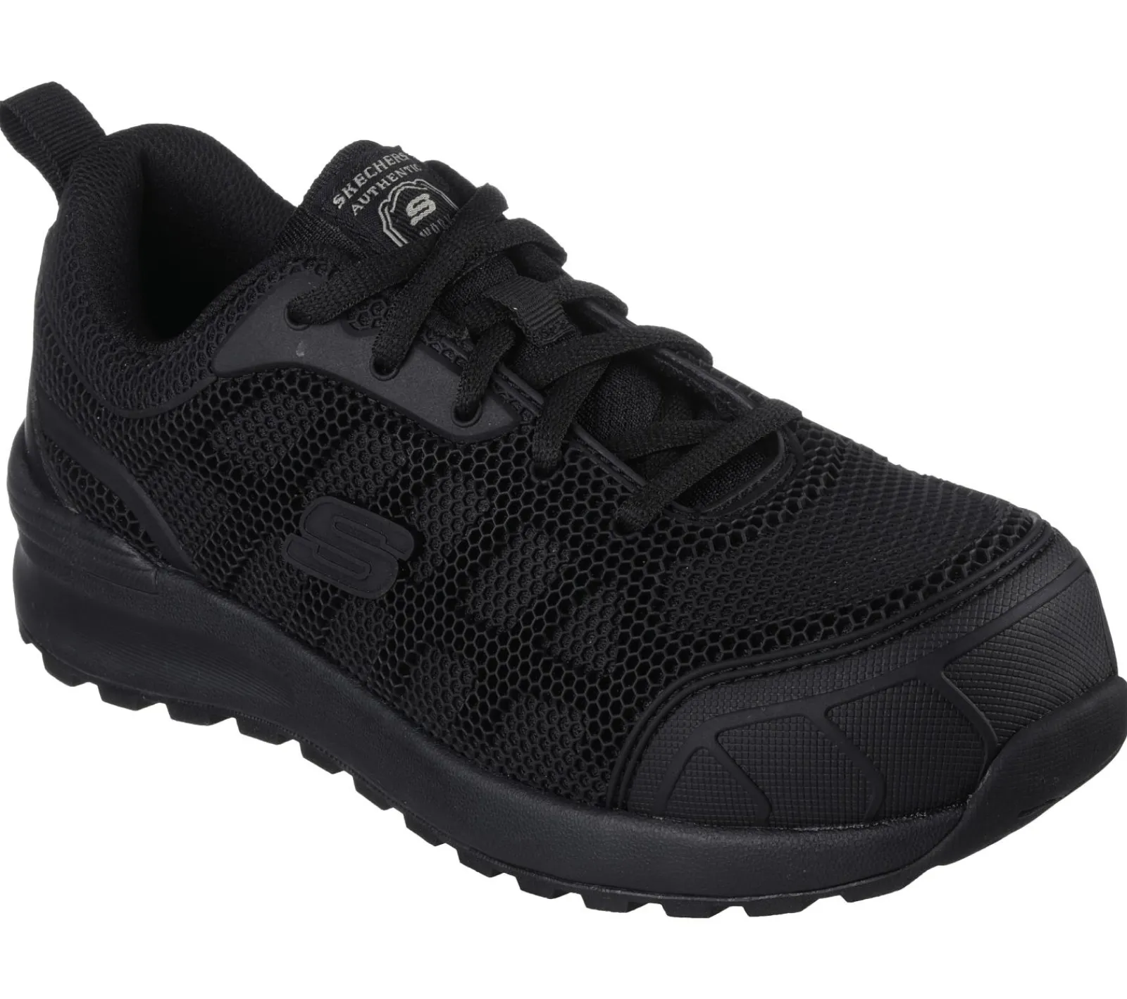 Com Atacadores-SKECHERS Work: Bulklin - Ayak Comp Toe PRETO