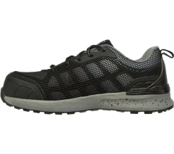 Work & Safety|Com Atacadores-SKECHERS Work: Bulklin - Lyndale Comp Toe PRETO / CINZENTO
