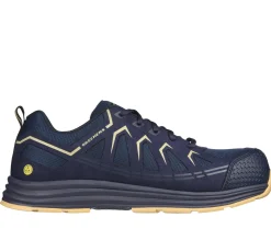 Work & Safety-SKECHERS Work: Malad II Comp Toe NAVY / CAMEL
