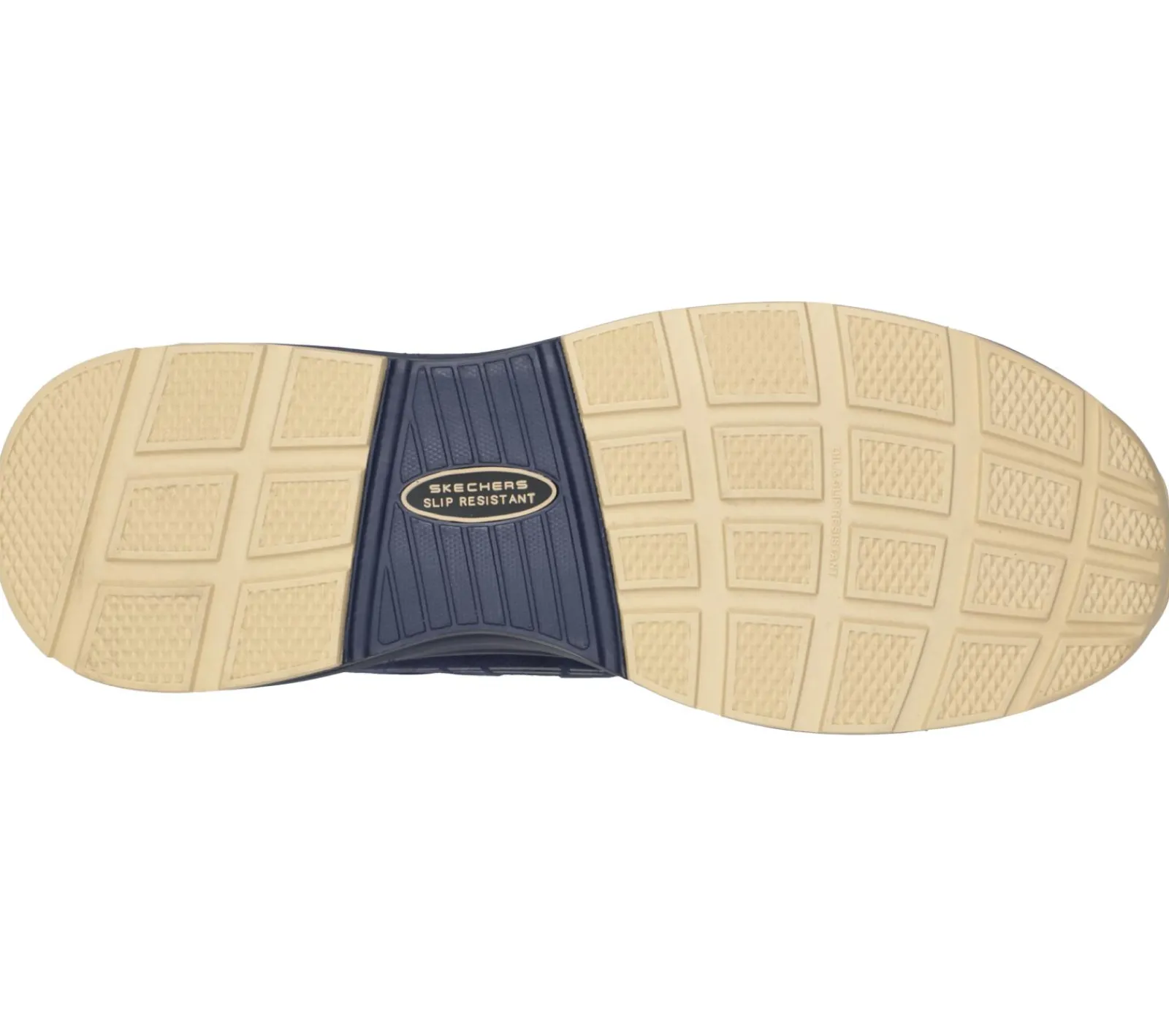 Work & Safety-SKECHERS Work: Malad II Comp Toe NAVY / CAMEL