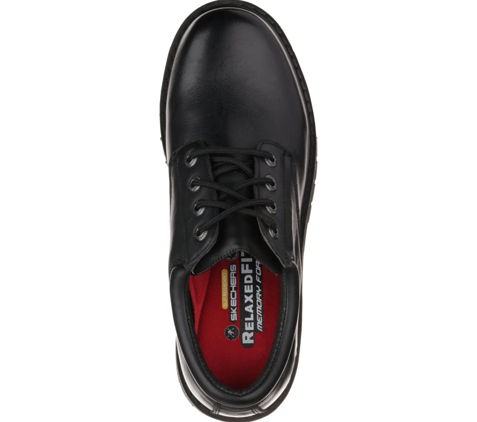 Work & Safety-SKECHERS Work Relaxed Fit: Cottonwood - Elks SR PRETO