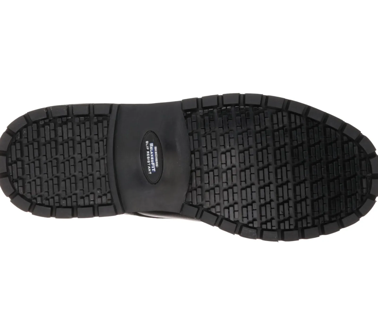 Work & Safety-SKECHERS Work Relaxed Fit: Cottonwood - Elks SR PRETO