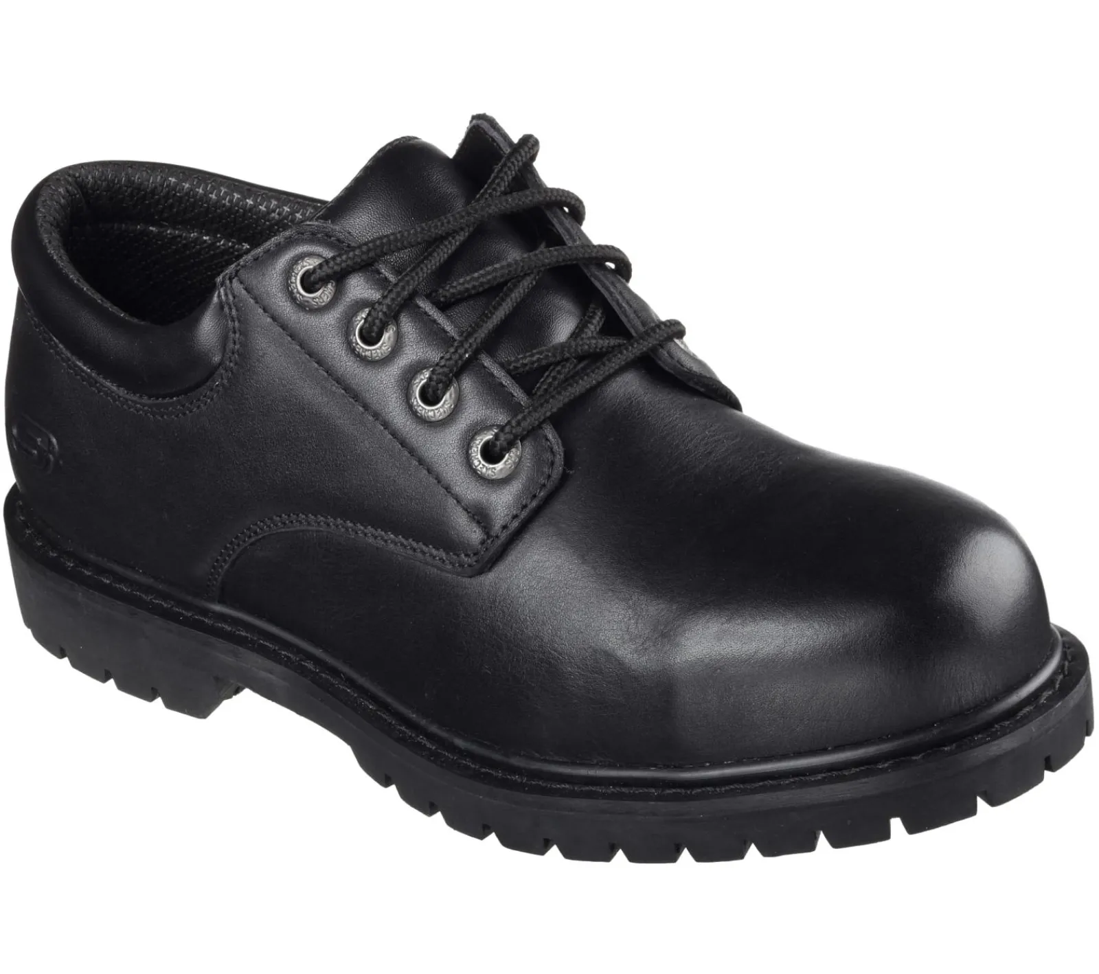 Work & Safety-SKECHERS Work Relaxed Fit: Cottonwood - Elks SR PRETO