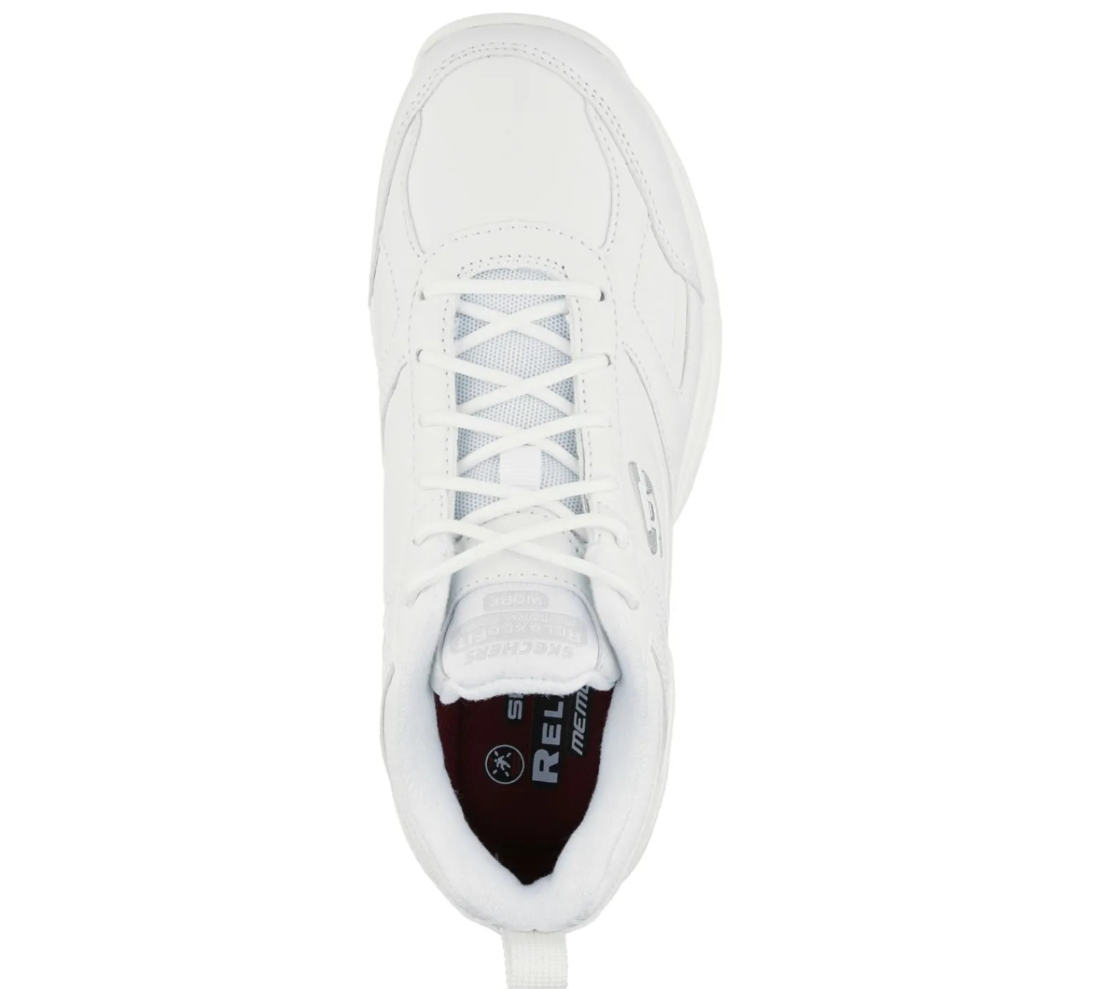 Work & Safety|Com Atacadores-SKECHERS Work Relaxed Fit: Dighton - Bricelyn SR BRANCO