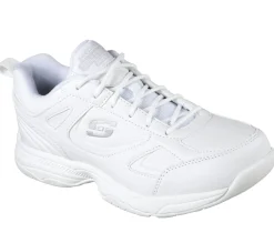 Work & Safety|Com Atacadores-SKECHERS Work Relaxed Fit: Dighton - Bricelyn SR BRANCO