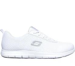 Work & Safety|Com Atacadores-SKECHERS Work Relaxed Fit: Ghenter - Bronaugh SR BRANCO