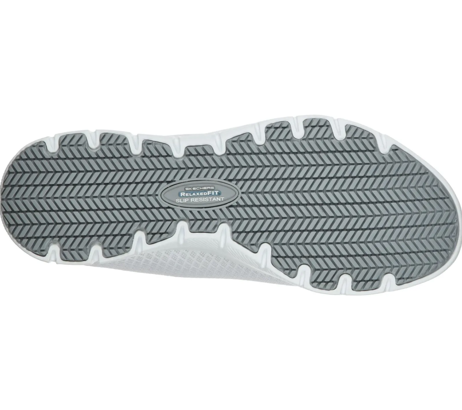 Work & Safety|Com Atacadores-SKECHERS Work Relaxed Fit: Ghenter - Bronaugh SR BRANCO