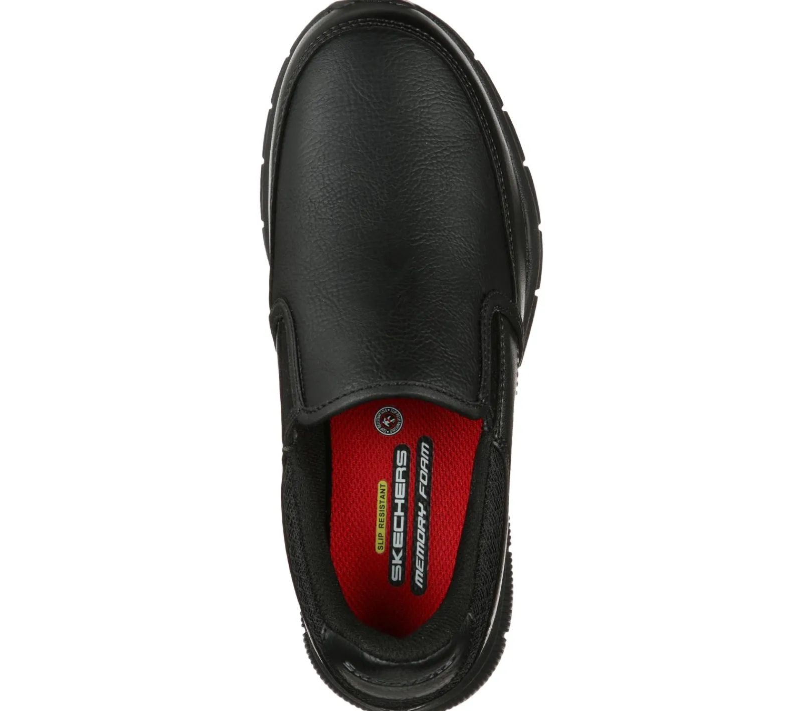 Work & Safety|Calçado Sem Atacadores-SKECHERS Work Relaxed Fit: Nampa - Annod SR PRETO