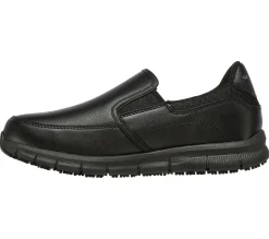 Work & Safety|Calçado Sem Atacadores-SKECHERS Work Relaxed Fit: Nampa - Annod SR PRETO