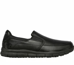 Work & Safety-SKECHERS Work Relaxed Fit: Nampa - Groton SR PRETO