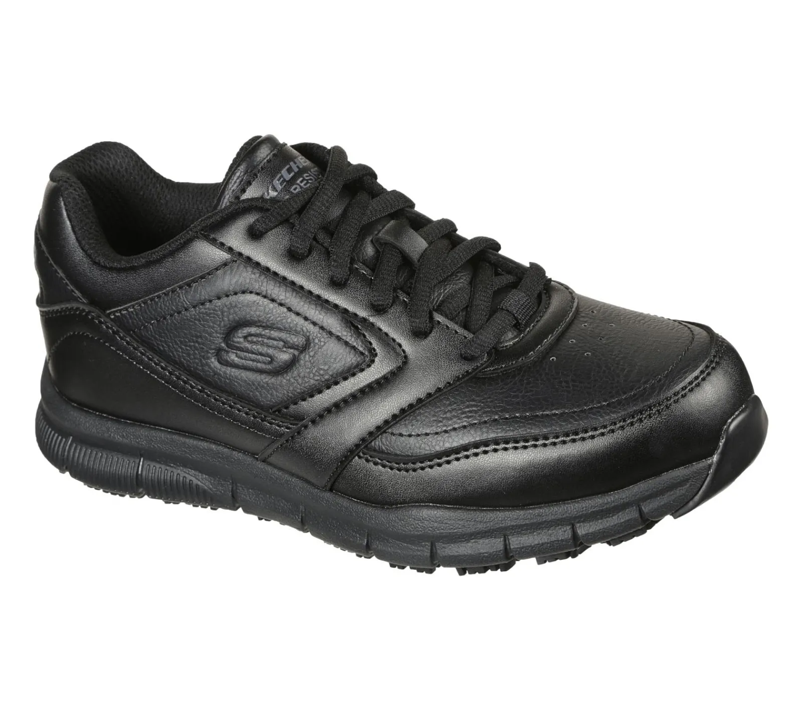 Work & Safety-SKECHERS Work Relaxed Fit: Nampa - Wyola SR PRETO