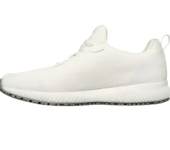 Work & Safety|Sapatos Com Atacadores-SKECHERS Work: Squad SR - Myton BRANCO