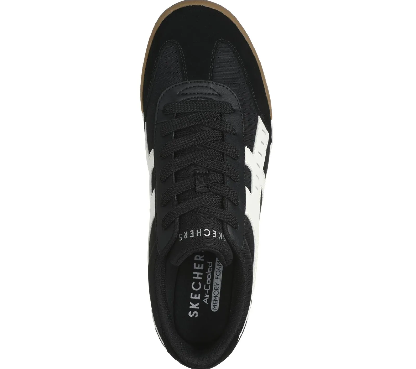 Sapatos Com Atacadores|Sapatilhas Casuais-SKECHERS Zinger - Manzanilla Superado PRETO / BRANCO