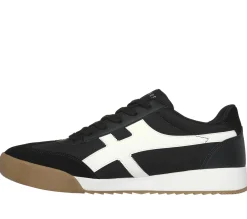Sapatos Com Atacadores|Sapatilhas Casuais-SKECHERS Zinger - Manzanilla Superado PRETO / BRANCO
