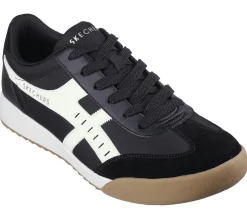 Sapatos Com Atacadores|Sapatilhas Casuais-SKECHERS Zinger - Manzanilla Superado PRETO / BRANCO