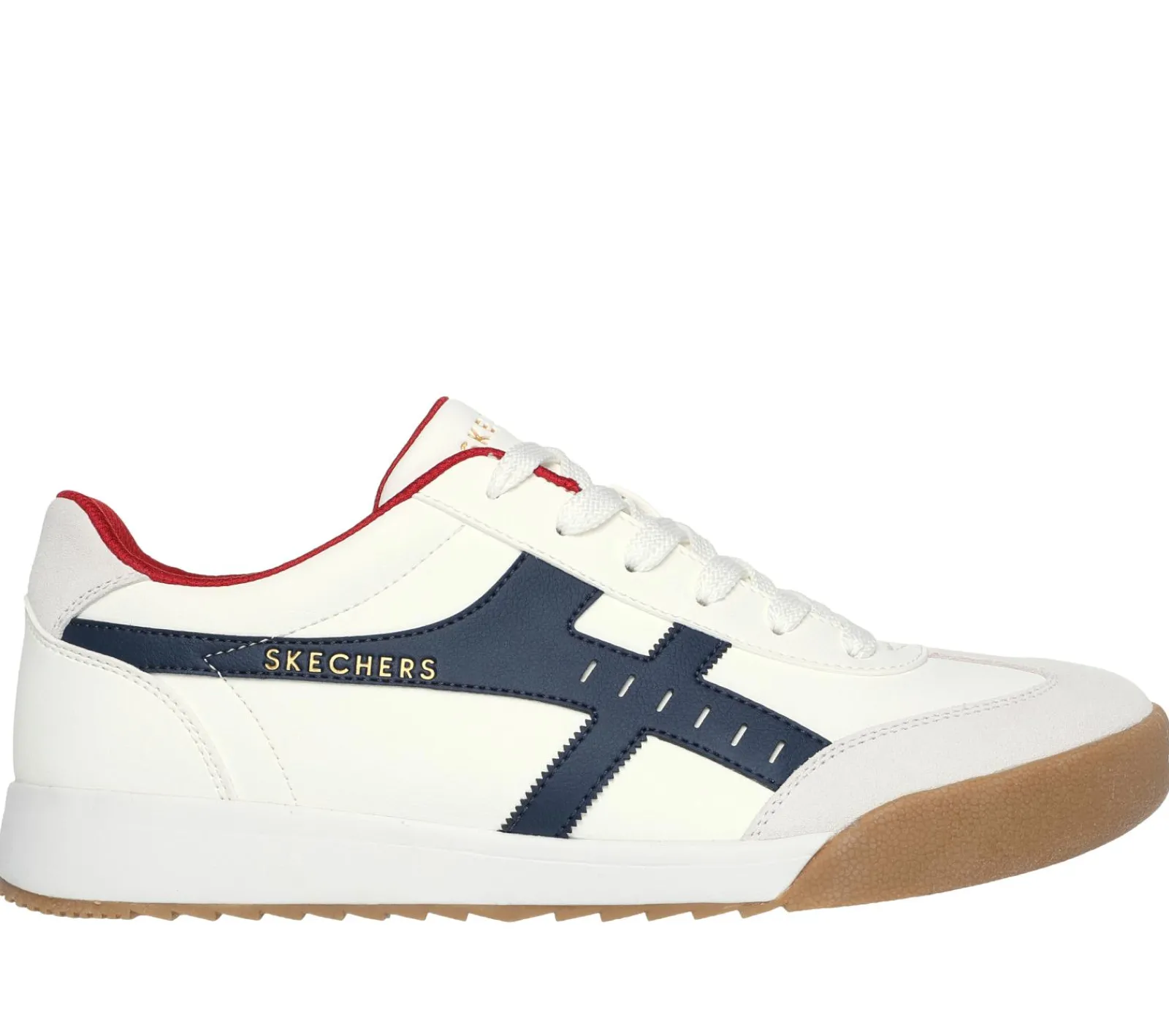 Sapatilhas Casuais-SKECHERS Zinger - Manzanilla Totale BRANCO / NAVY