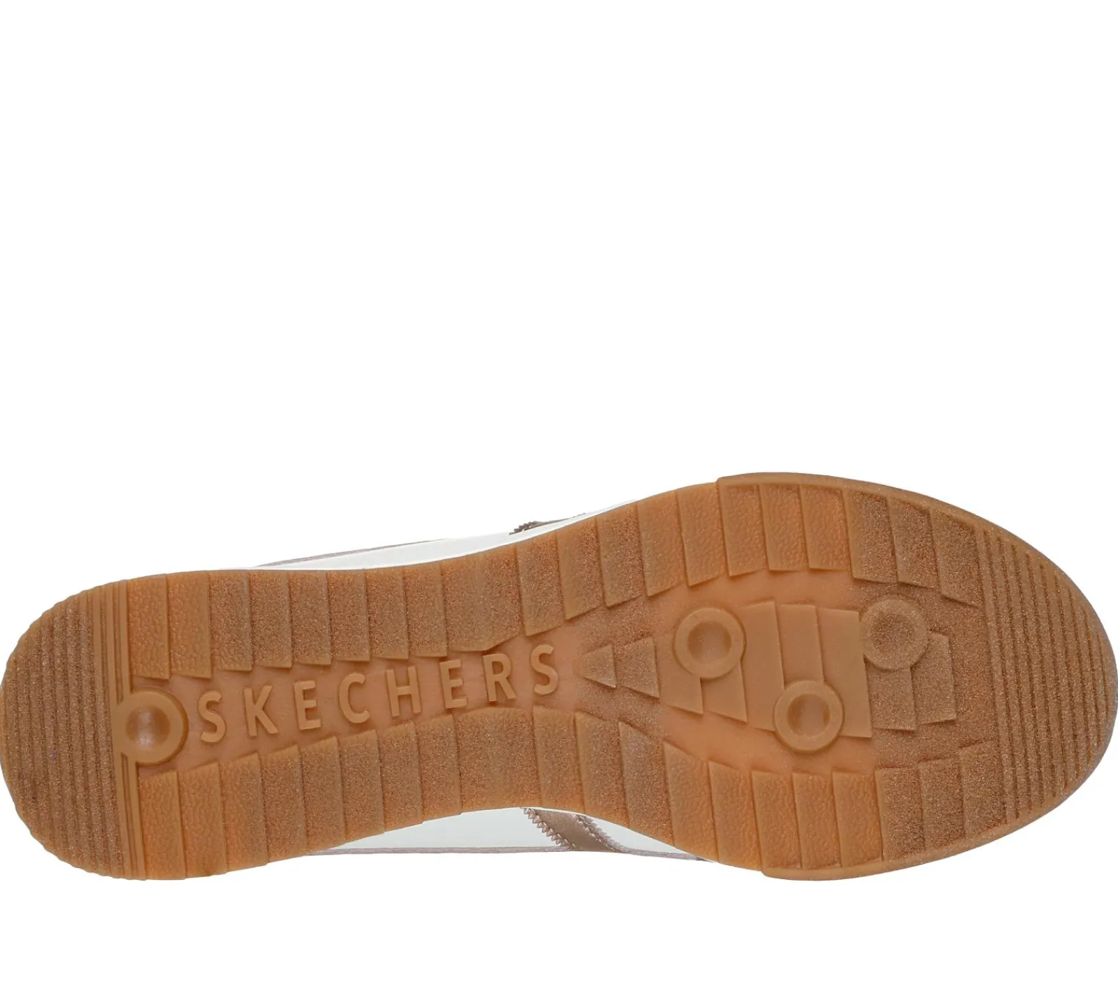 Com Atacadores|Sapatilhas Casuais-SKECHERS Zinger - Metallic Roads BRANCO /ROSA GOLD