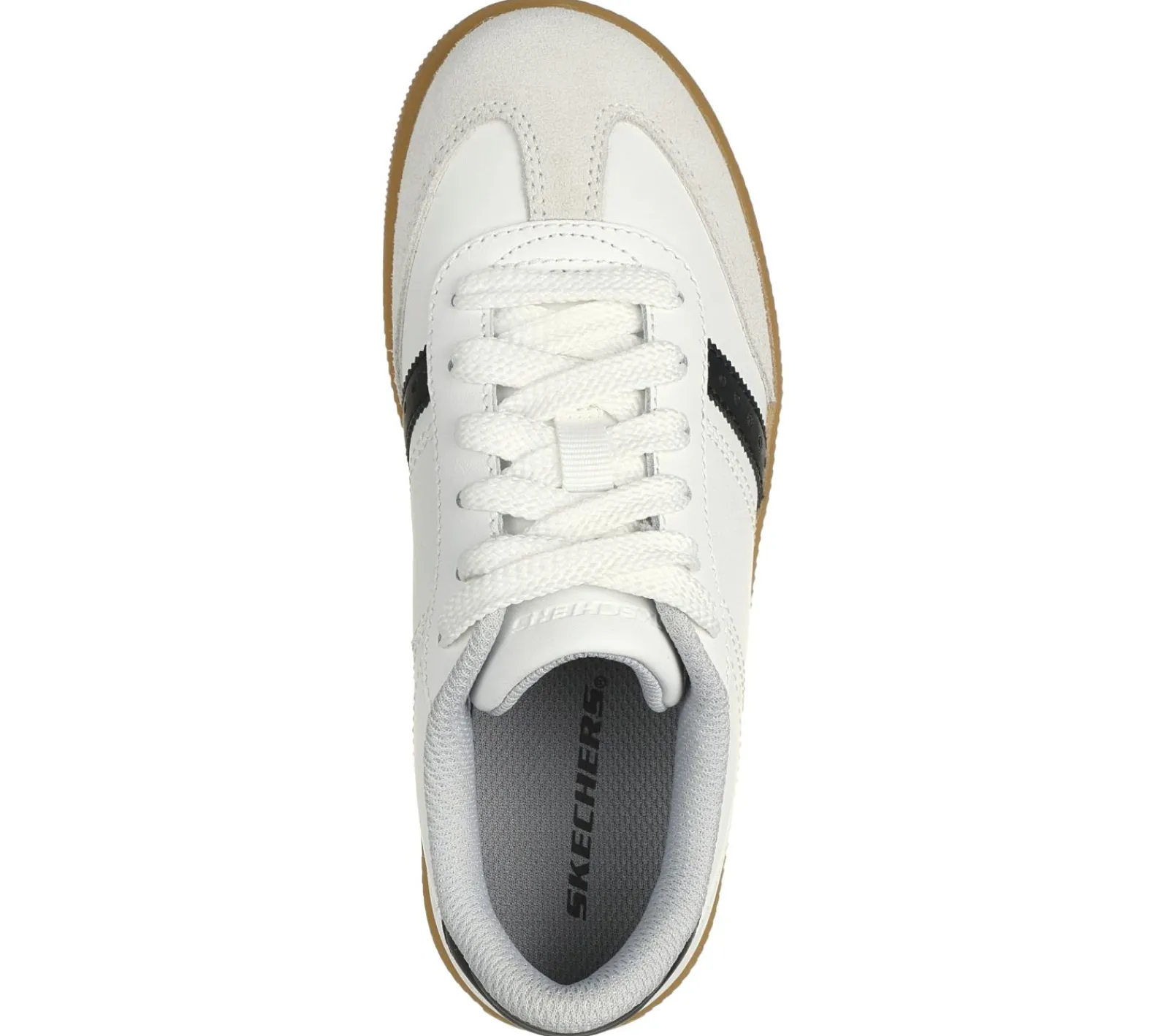 Sapatilhas-SKECHERS Zinger Street BRANCO / PRETO